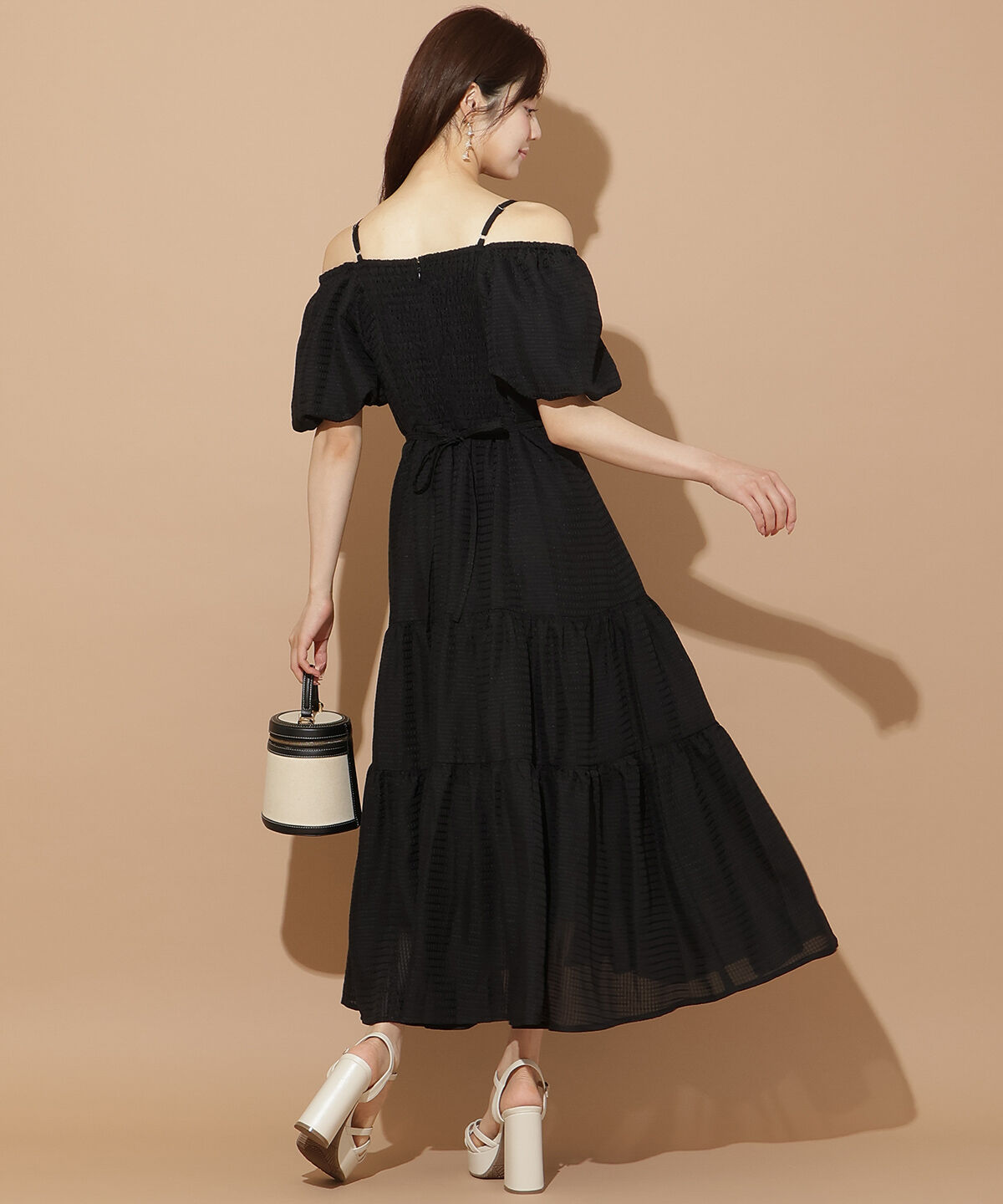 WILLSELECTION「バルーンスリーブティアードワンピース」|ワンピース|