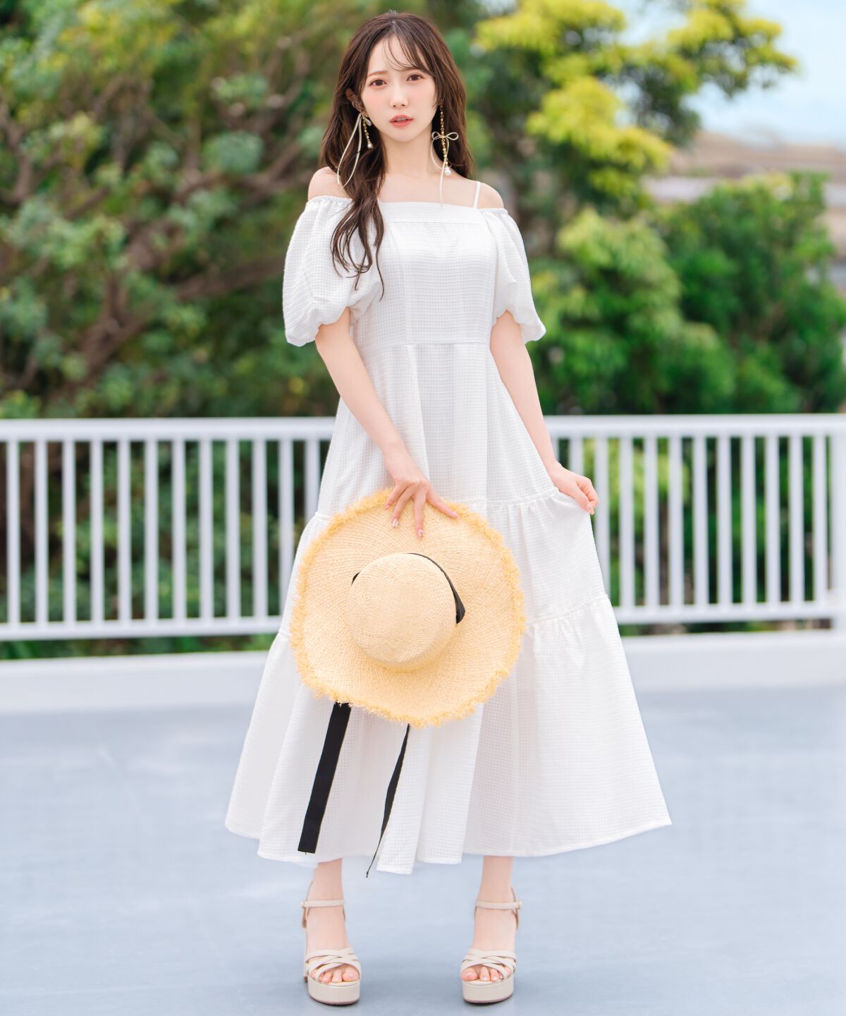 WILLSELECTION「バルーンスリーブティアードワンピース」|ワンピース|