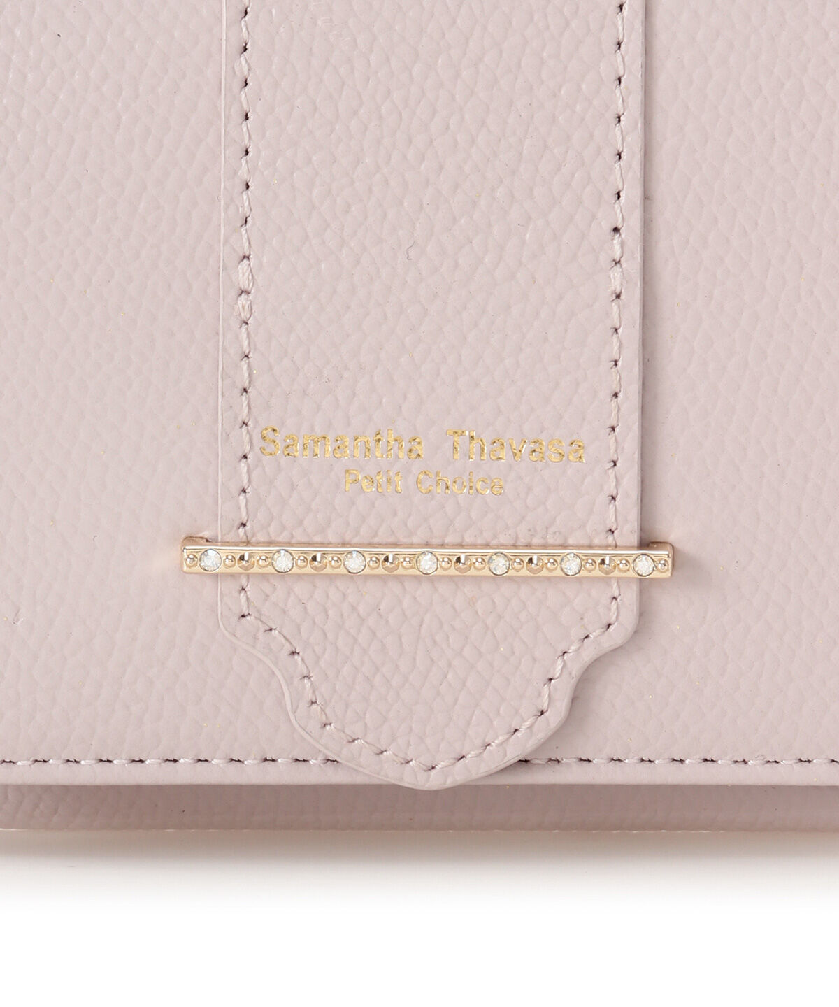 Samantha Thavasa Petit Choice「センターバーモチーフ 折財布」|財布|