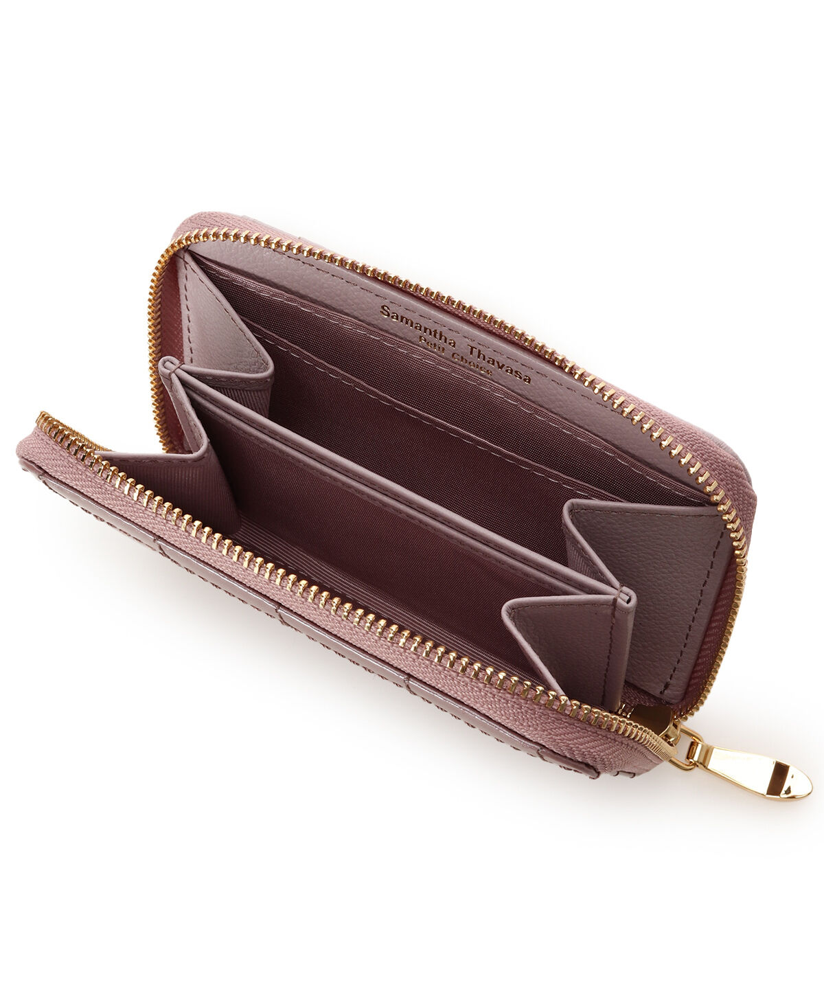 Samantha Thavasa Petit Choice「エナメルキルティング マルチケース」|コインケース|