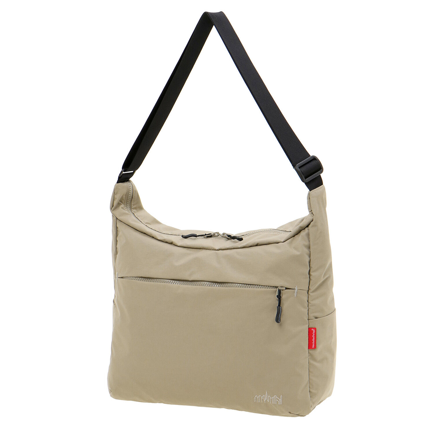 Manhattan Portage「Bed-Stuy Shoulder Bag (LG) Nylon Tussah Quil」|ショルダー・メッセンジャー|BEG