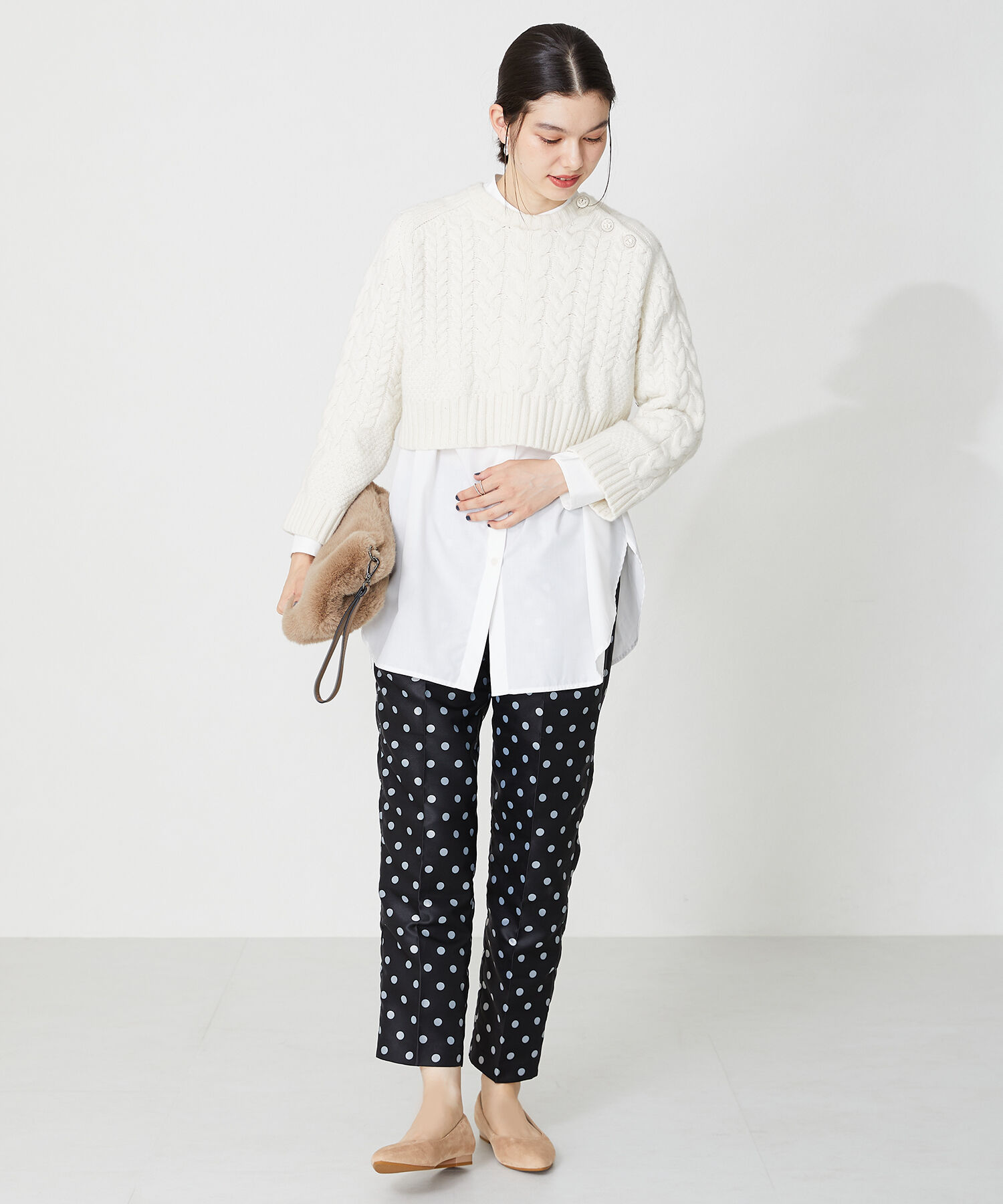 ORiental TRaffic「【跳べるパンプス/シリーズ累計１５０万足突破】プレーン フラット ヒール/R-3212 パンプス」|パンプス|