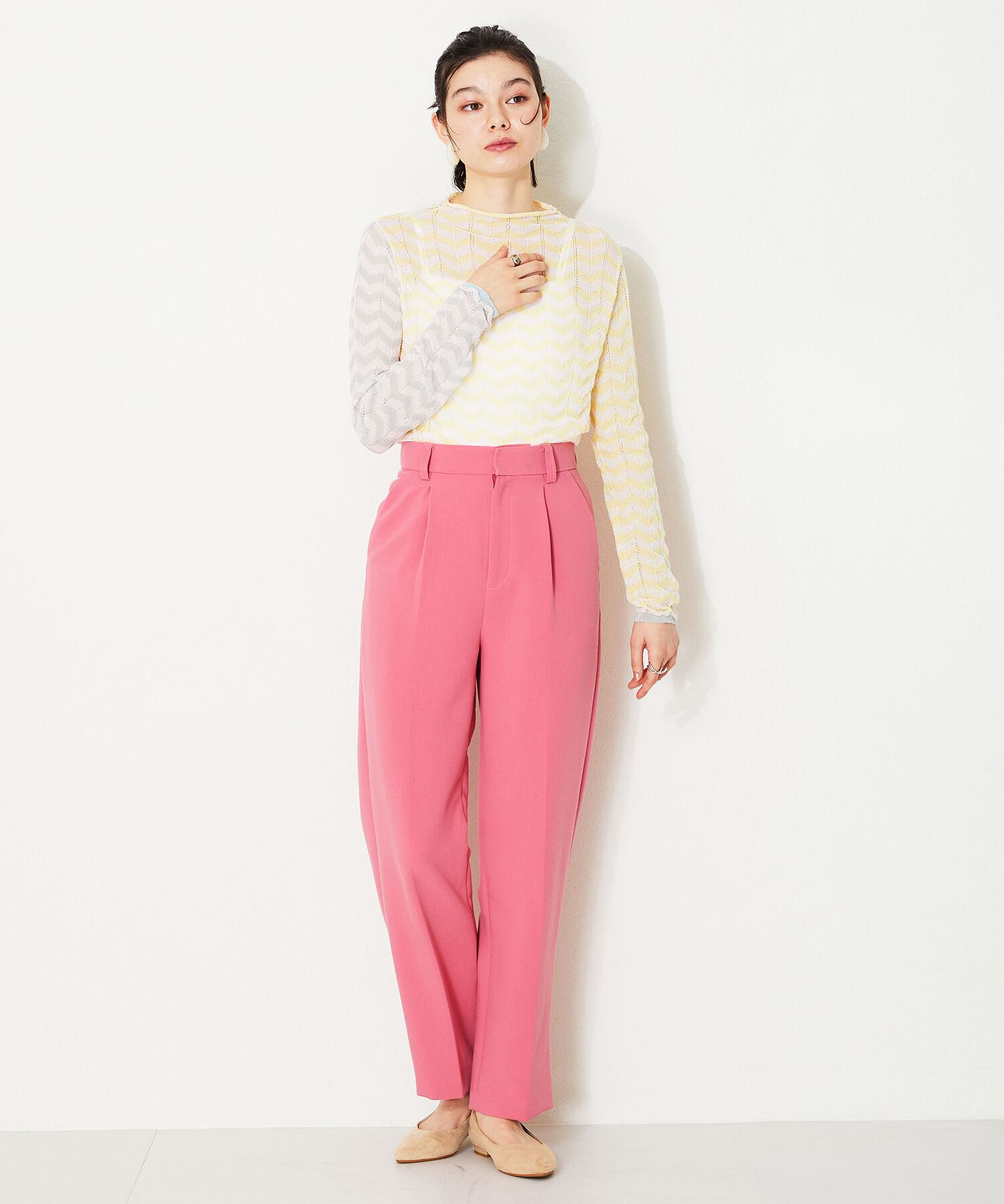 ORiental TRaffic「【跳べるパンプス/シリーズ累計１５０万足突破】プレーン フラット ヒール/R-3212 パンプス」|パンプス|