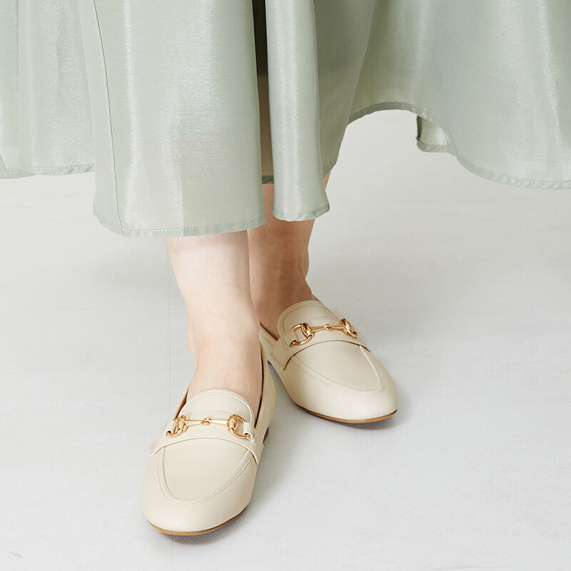 ORiental TRaffic「【アウトレット価格】ラウンドトゥビットローファー/41112 ローファー 人気　トレンド フラット」|パンプス|