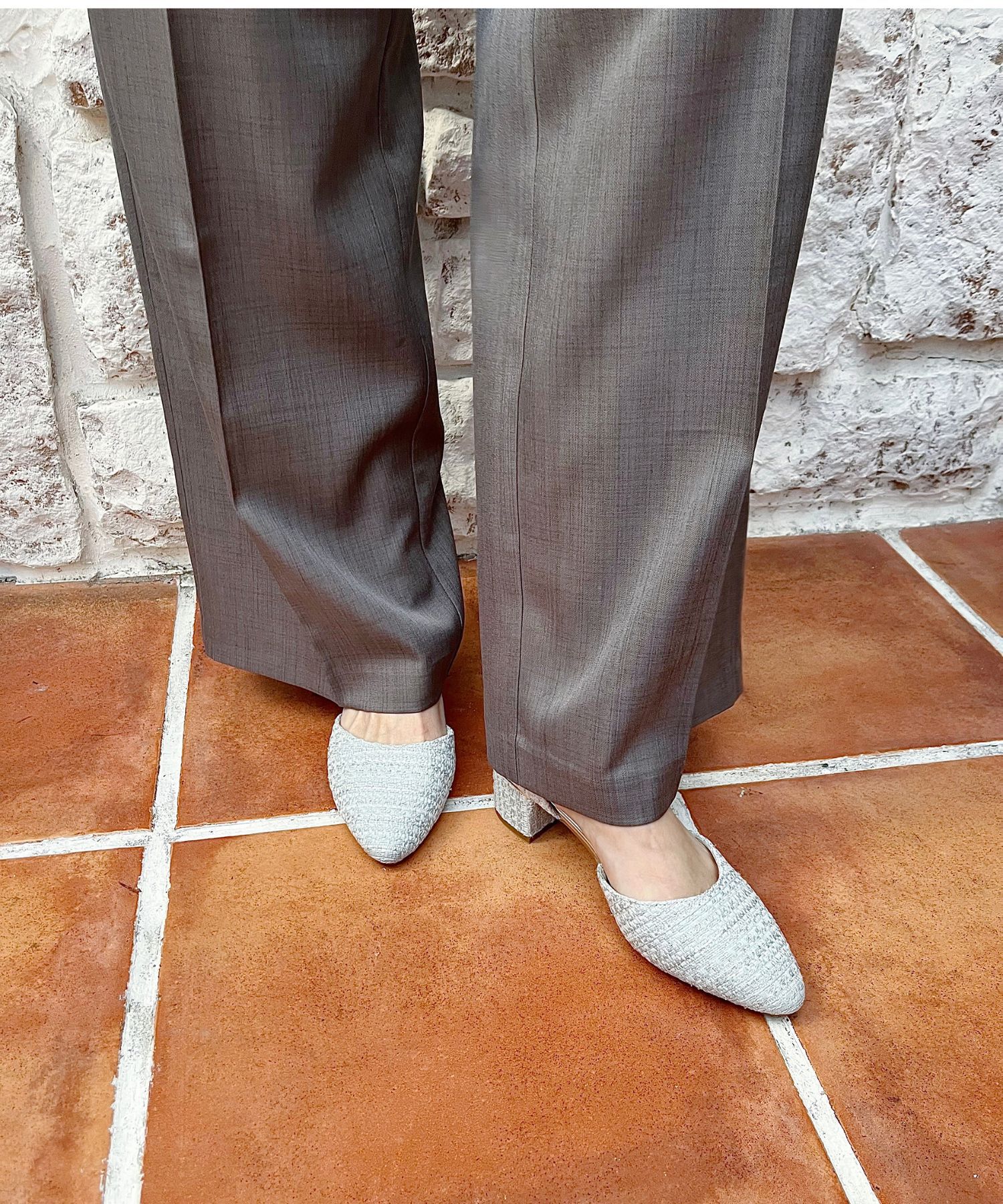 ORiental TRaffic「【WEB限定】アーモンドトゥ セパレートパンプス /55103 ストラップパンプス 太ヒール オフィス」|パンプス|