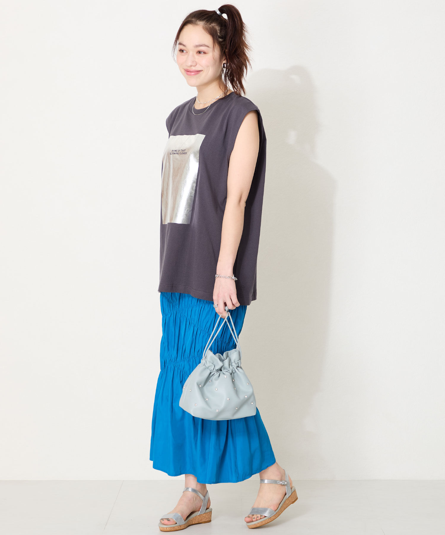 ORiental TRaffic「【WEB限定】●2025春夏新作●ウエッジソールワンベルトサンダル/55203 サンダル 人気 トレンド 売れてる」|サンダル|