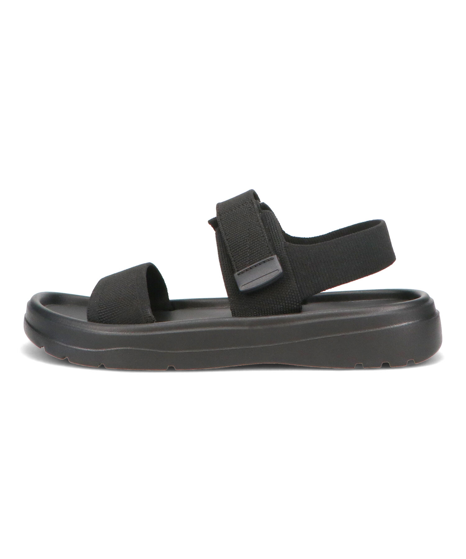 ORiental TRaffic「【Fit meサンダル】ニットダブルベルトサンダル/55208 サンダル 人気 WEB限定 ニット 軽い」|サンダル|