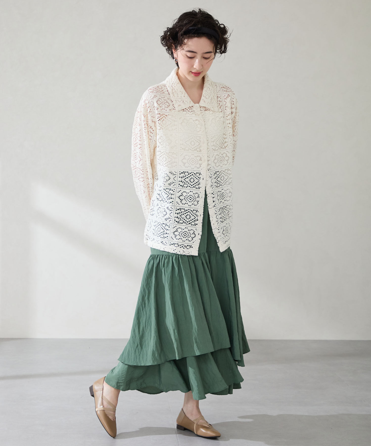 WA Oriental TRaffic「●2025秋冬新作●ゴムストラップフラットパンプス/52305」|パンプス|