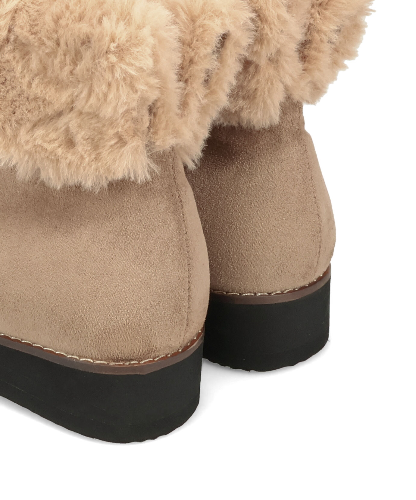 WA Oriental TRaffic「●2025秋冬新作●たっぷりファーウエッジソールブーツ/52411」|ショートブーツ|