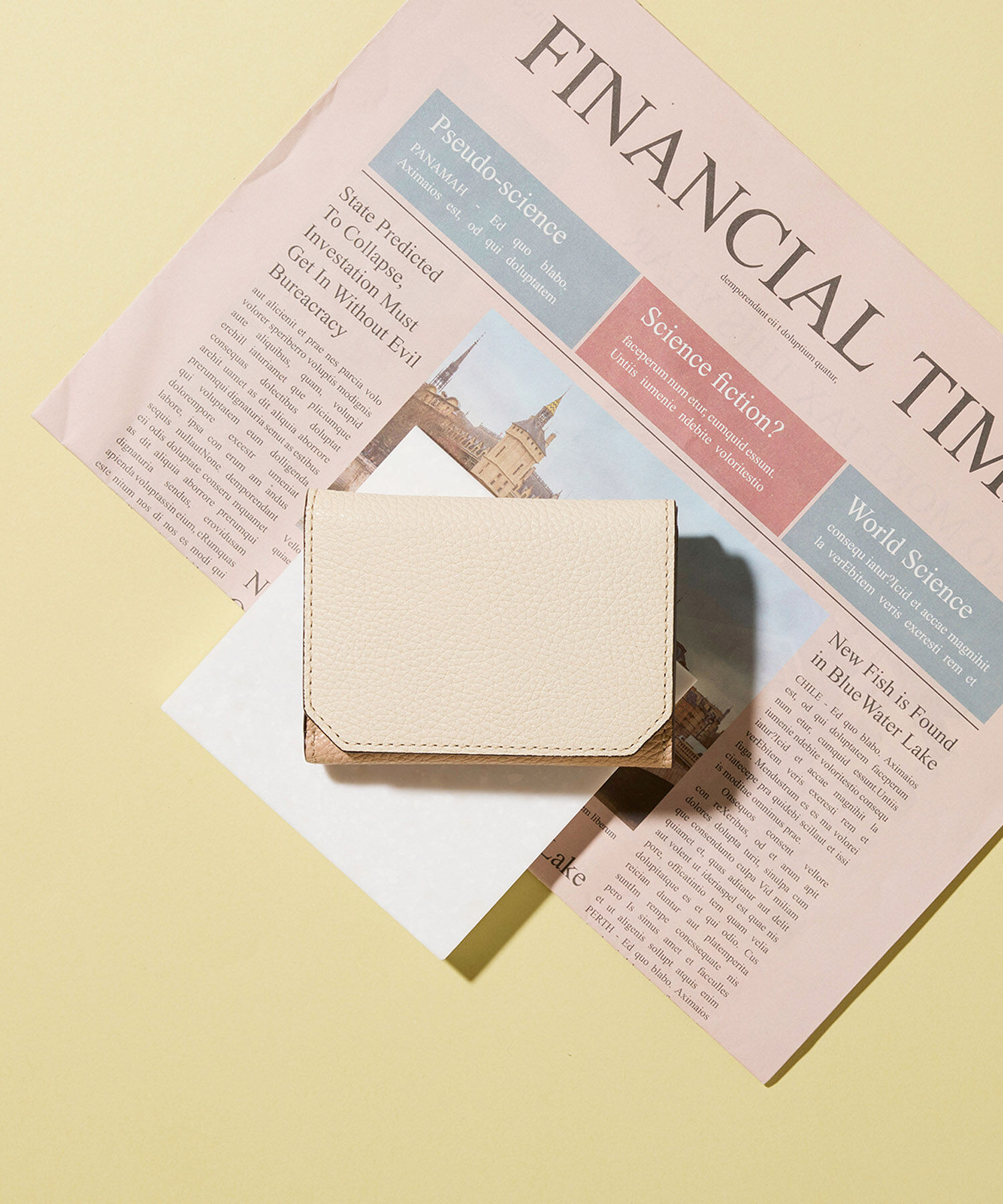 TOPKAPI 「バイカラー レザー 3つ折財布 LEAN リーン」|財布|オフ