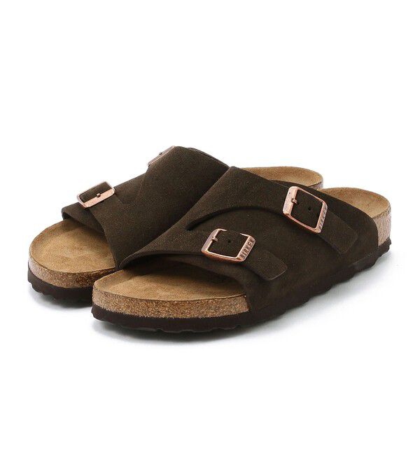 BIRKENSTOCK「【ビルケンシュトック】チューリッヒ ソフトフットベッド/モカ/サンダル メンズ レディース」|サンダル|