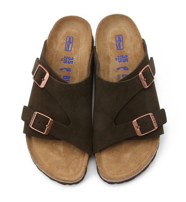 BIRKENSTOCK「【ビルケンシュトック】チューリッヒ ソフトフットベッド/モカ/サンダル メンズ レディース」|サンダル|