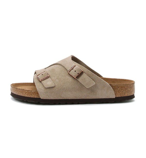 BIRKENSTOCK「【ビルケンシュトック】チューリッヒ ソフトフットベッド/トープ/サンダル メンズ レディース」|サンダル|
