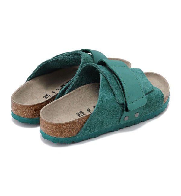 BIRKENSTOCK「【ビルケンシュトック】キョウト/ダークティール スエードレザー/サンダル レディース/KYOTO」|サンダル|