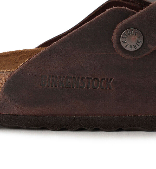 BIRKENSTOCK「【ビルケンシュトック】ボストン/ハバナ ナチュラルレザー/クロッグ メンズ レディース」|サンダル|