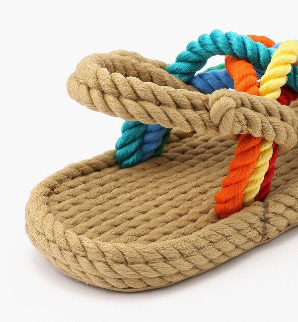 BOHONOMAD「【BOHONOMAD】ケープポイント/ベージュ マルチカラー/サンダル メンズ レディース」|サンダル|