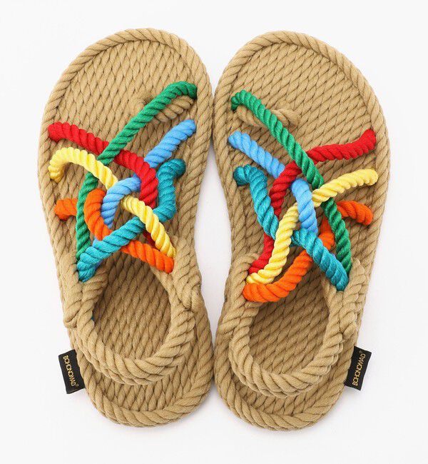 BOHONOMAD「【BOHONOMAD】ケープポイント/ベージュ マルチカラー/サンダル メンズ レディース」|サンダル|