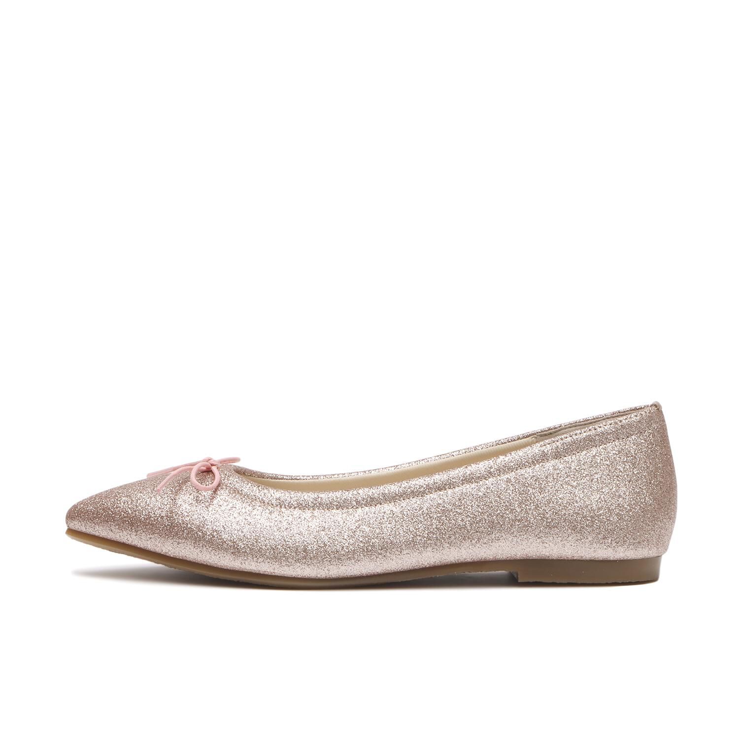 JOLI ENCORE「【JOLI ENCORE(FR)】POINTED PUFF BALLET」|パンプス|ピンク