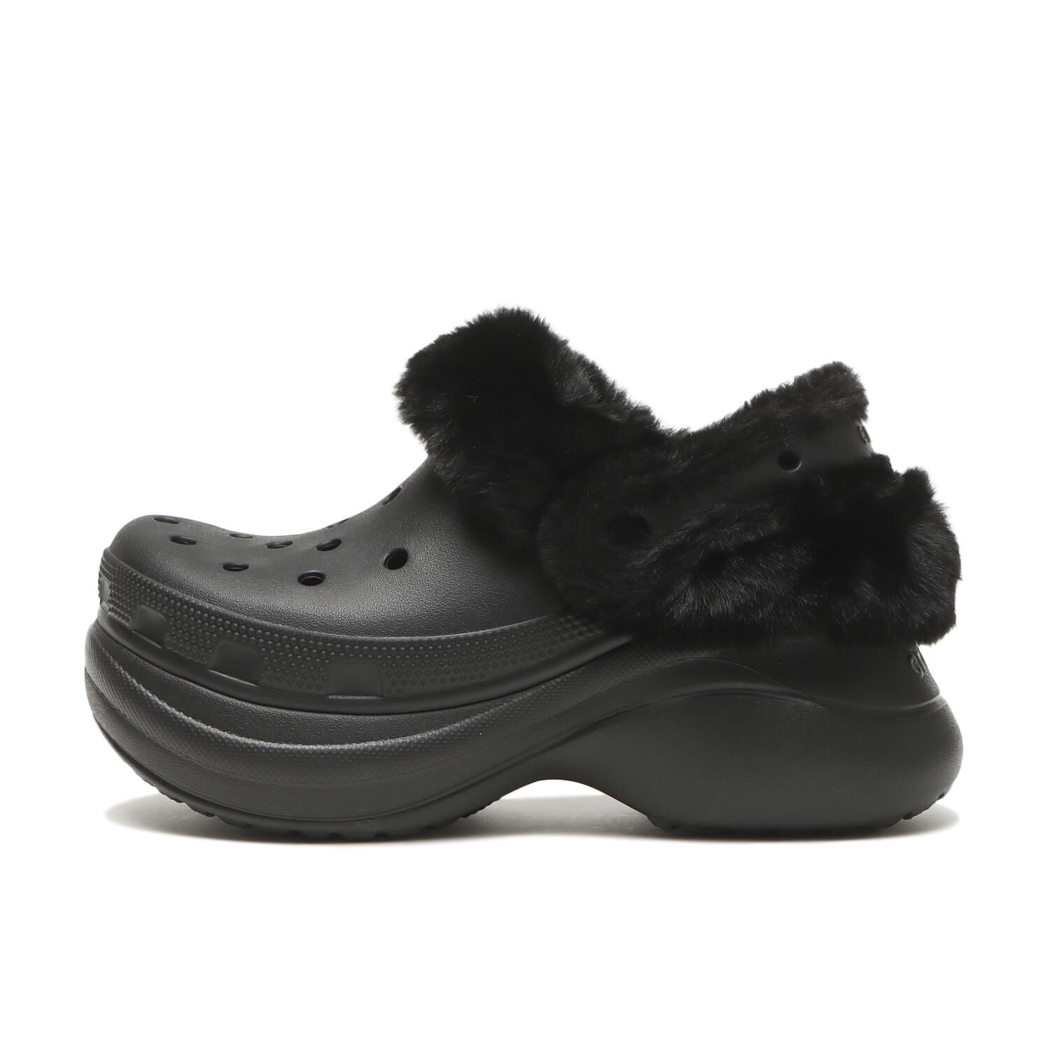 crocs「【crocs】BAE LINED CLOG W」|サンダル|ブラック