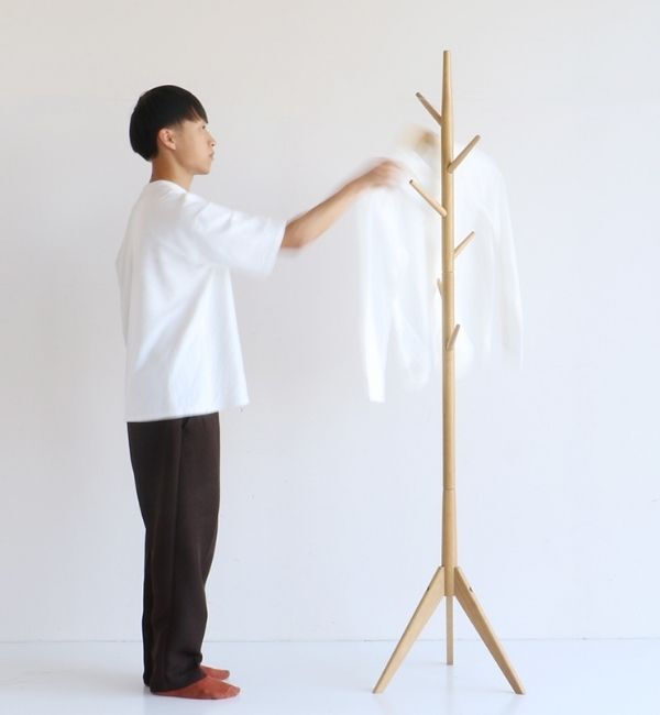 B-COMPANY「シンプルでおしゃれ　conyポールハンガー」|タオル|