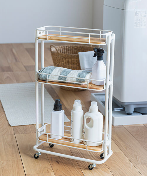  「幅20cm　スリムワゴン」|食器・キッチングッズ|