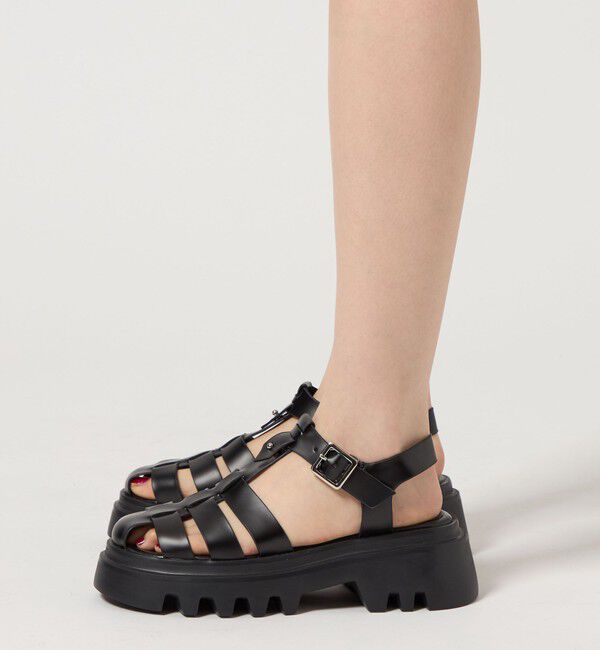 ODETTE E ODILE「＜SY＞ ボリュームソールグルカフラット60&uarr;」|サンダル|