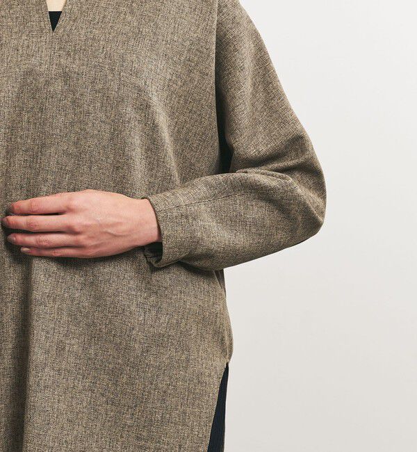 UNITED ARROWS「＜TO UNITED ARROWS＞Pツイル プルオーバー ブラウス」|シャツ・ブラウス|