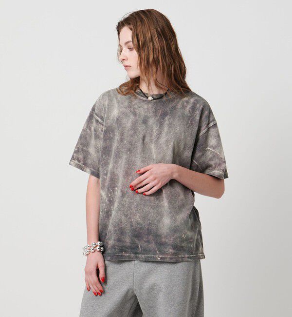 ASTRAET「＜ASTRAET＞コットン アシッド クルーネックTシャツ」|Tシャツ・カットソー|