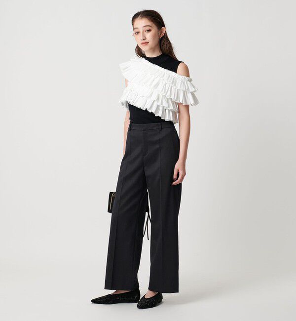 UNITED ARROWS「ブライト ワイド パンツ」|チノ|