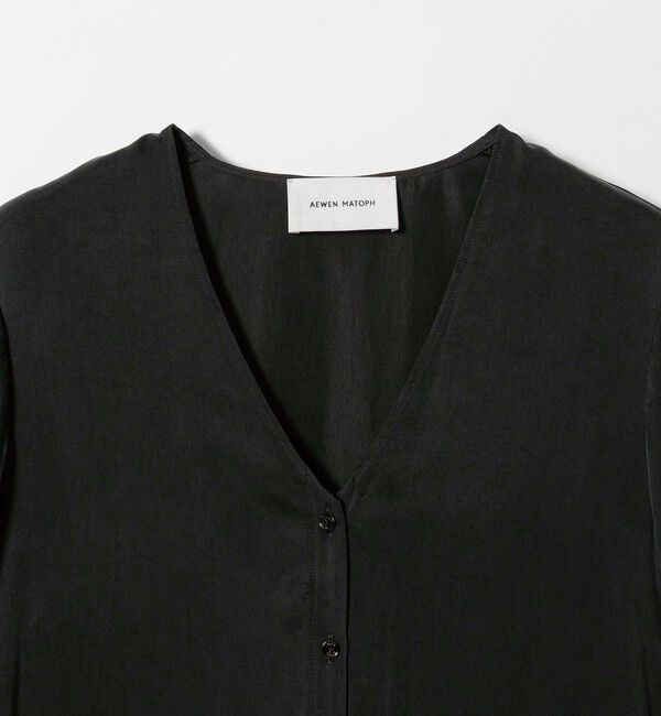 AEWEN MATOPH「＜AEWEN MATOPH＞フレアVネックシャツワンピース」|ワンピース|