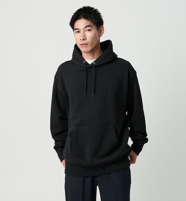 UNITED ARROWS green label relaxing「＜GOAT＞13オンス フーディ パーカー」|パーカー|BLACK