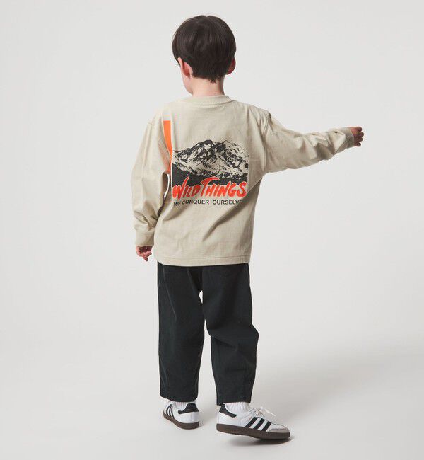 UNITED ARROWS green label relaxing「＜WILD THINGS＞プリント ロングTシャツ / キッズ 110cm-130cm」|Tシャツ・カットソー|