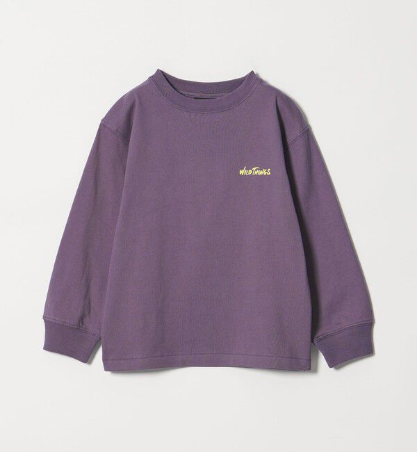 UNITED ARROWS green label relaxing「＜WILD THINGS＞プリント ロングTシャツ / キッズ 110cm-130cm」|Tシャツ・カットソー|PURPLE