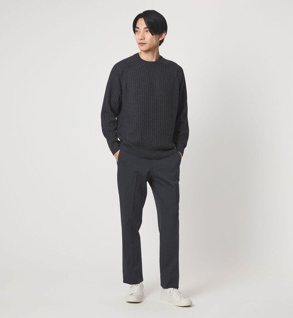 UNITED ARROWS green label relaxing「エブリット TRPU ジャカード ジャージー スタンダード イージー スラックス -ウォッシャブル・ストレッチ-」|スラックス|
