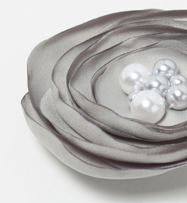 UNITED ARROWS green label relaxing「フラットフラワー コサージュ」|ブローチ・コサージュ|