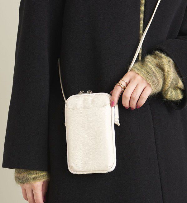 BEAUTY&YOUTH UNITED ARROWS「レザー ジップスリム ウォレットショルダー」|ショルダー・メッセンジャー|