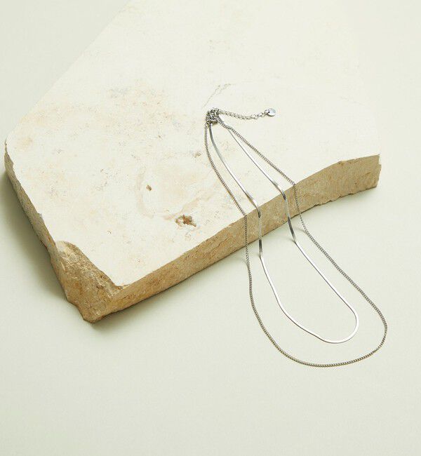 BEAUTY&YOUTH UNITED ARROWS「＜by Preek＞スネークチェーン ネックレス-3WAY-」|ネックレス|SILVER