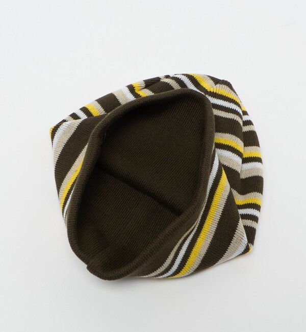 California General Store「＜CGS.＞リバーシブル ボーダー ニットキャップ」|ニット帽|