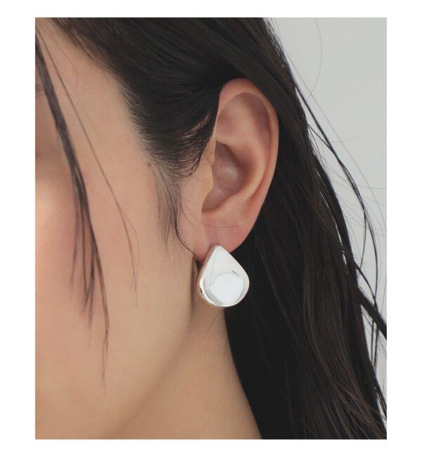 Demi-Luxe BEAMS 「PHILIPPE AUDIBERT / Mason イヤリング シルバー」|その他|