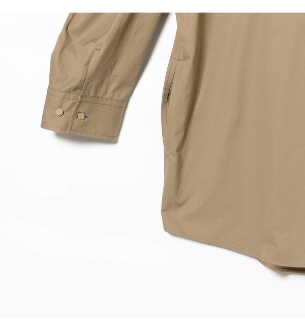 Demi-Luxe BEAMS 「ATON / コットンツイル オーバーシャツ」|シャツ・ブラウス|