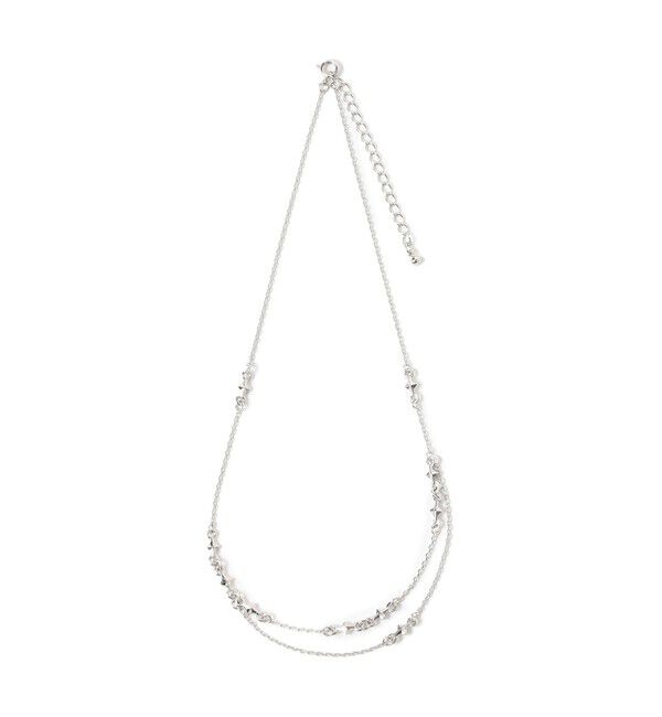 Ray BEAMS 「スター チェーン レイヤー ネックレス」|ネックレス|SILVER