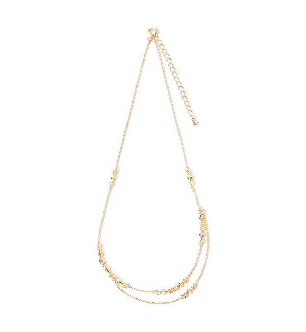 Ray BEAMS 「スター チェーン レイヤー ネックレス」|ネックレス|GOLD