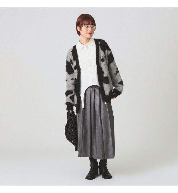 Ray BEAMS 「Lee / ANIMAL KNIT CARDIGAN」|カーディガン|