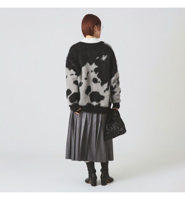 Ray BEAMS 「Lee / ANIMAL KNIT CARDIGAN」|カーディガン|
