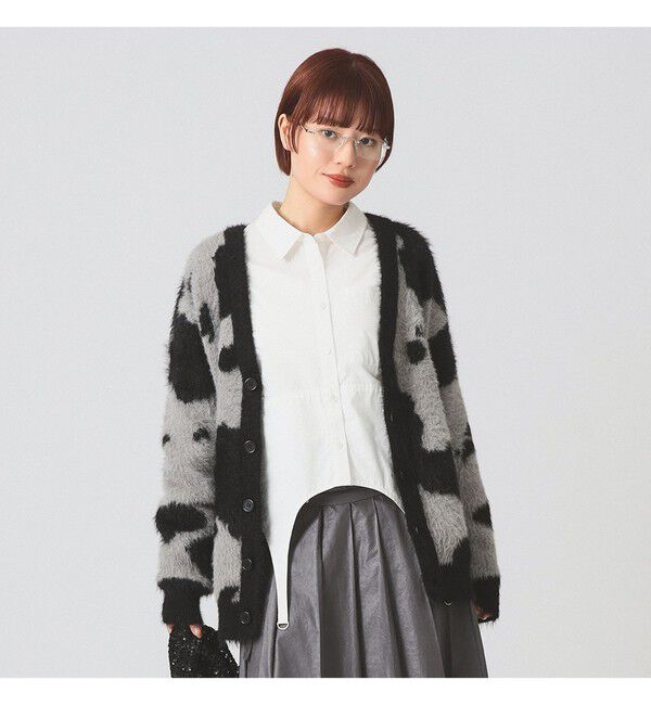 Ray BEAMS 「Lee / ANIMAL KNIT CARDIGAN」|カーディガン|