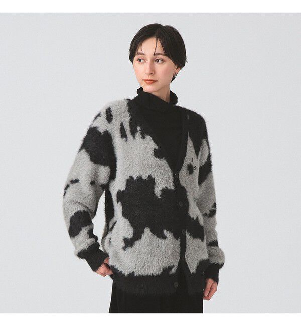 Ray BEAMS 「Lee / ANIMAL KNIT CARDIGAN」|カーディガン|