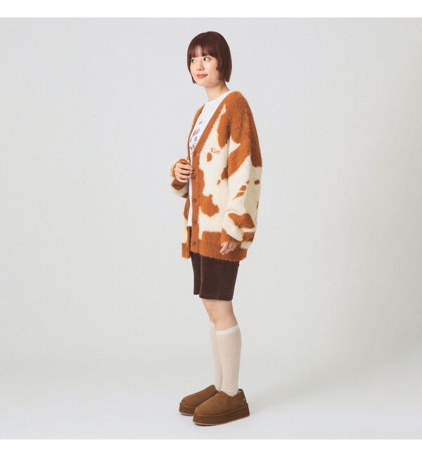 Ray BEAMS 「Lee / ANIMAL KNIT CARDIGAN」|カーディガン|
