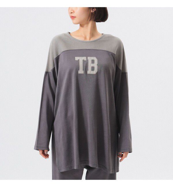 BEAMSBOY「ロゴ フットボール ロングスリーブ Tシャツ」|Tシャツ・カットソー|