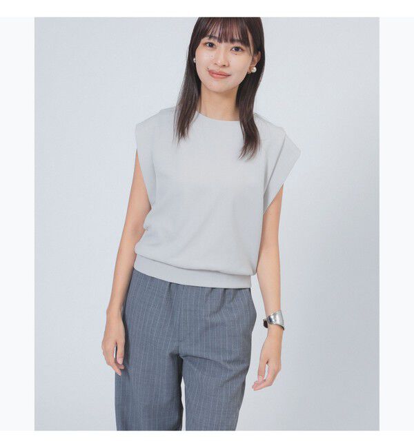 Demi-Luxe BEAMS 「ジョーゼット カットプルオーバー」|Tシャツ・カットソー|GREIGE