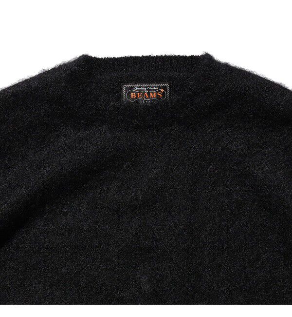 BEAMS PLUS「ストレッチ モヘヤ クルーネック ニット」|ニット・セーター|